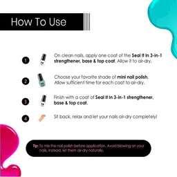 Moraze Set of Bronzer Brush & Nail Paint 5 ml - Blue Lagoon image 4