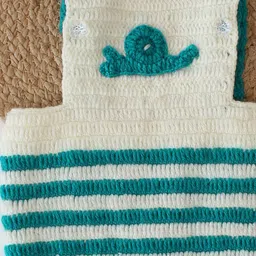 Woonie Infants Striped With Fish Applique Bodysuit image 4