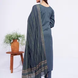 aradhna Embroidered Kurta, Trouser/Pant & Dupatta Set image 2