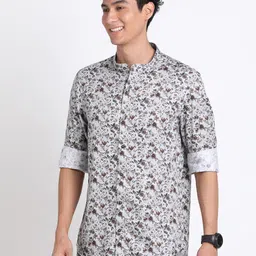 turtle Men Slim Fit Printed Party Shirt image 4