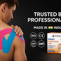 gama kinesology Tape/ sport tape /rehab tape -5CM*5M Kinesiology Tape image 3