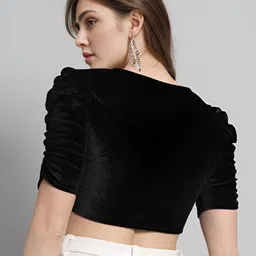 wizulo trendz Sweetheart Neck Women Blouse image 2