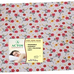 actos Microfibre Bolster Pack of 5 Solid Combo Set Of 3 Cushion And 2 image 2