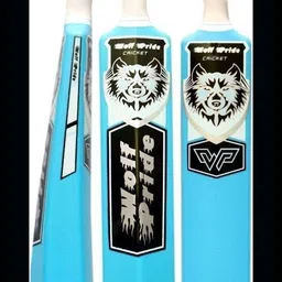 WP Yellow Sticker Black Grip Lemon Plastic Cricket Bat_B69-w158_PK374 PVC/Plastic Cricket Bat For 9 - 11 Yrs-image-69