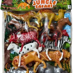 Jungle Safari 12 pcs animal toy-image-8