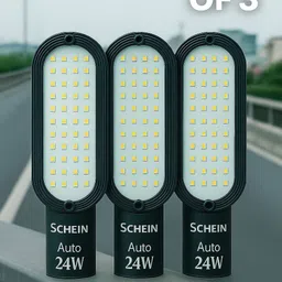 schein 24W LED Street Light White Color | Automatic Day to Night Sensor | Auto On at Dusk & Off in Day | Power Saving, No Manual Switching Needed | BIS Certified (R-97001945) | IP66 Waterproof Polycarbonate Construction | Ideal for Outdoor Street & Residential Lighting | Pack of 3 Street Light Outdoor Lamp-picture-38