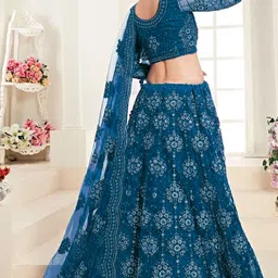 komal Embroidered Semi Stitched Lehenga Choli image 2