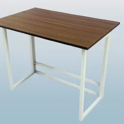 housetech FOLDING TABLE DOOR TYPE LEG BIG Engineered Wood Study Table image 2