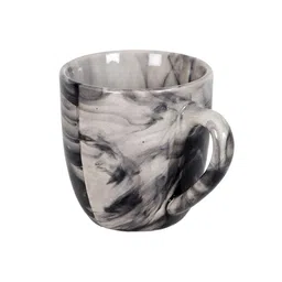 CDI Grey & Black Set Of 6 Dishwasher & Microwave Safe Ceramic Glossy Mugs 200 ml Each image 4