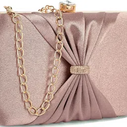 adisa Party Brown Clutch image 1