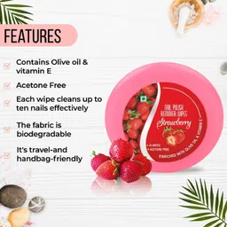 gfsu Nail Polish Remover Tissue Pads Wet Wipes Pack of 6 image 2