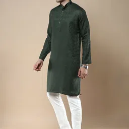 Anouk Men Regular Kurta with Pyjamas image 5