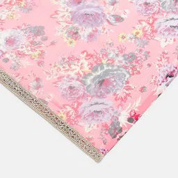 RANGMANCH BY PANTALOONS Floral Printed Thread Work Kurta With Trousers & Dupatta image 4