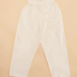 indus route by Pantaloons Boys Floral Printed Straight Pure Cotton Kurta With Pyjamas image 4