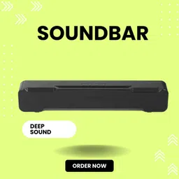 SYARA 20W Bluetooth Soundbar with 4 Hours Wireless Playback Bluetooth Speakers6SQ462 20 W Bluetooth Soundbar image 1