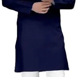 omkar enterprisess Men Cotton Blend Kurta Pyjama Set-picture-29