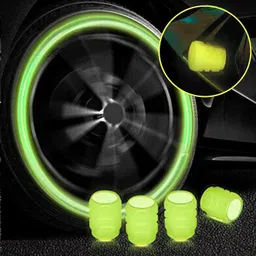 dhruvhub Plastic Tyre Valve Cap for Car image 1