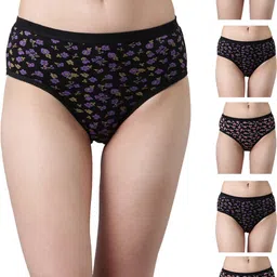 dixcy slimz Pack of 4 Women Hipster Multicolor Panty-picture-20