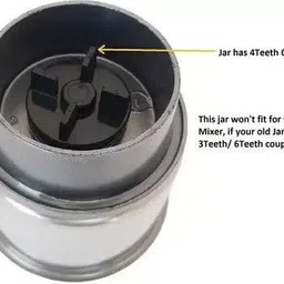 dne Bajaj 190 watts Mixer Grinder Chutney Jar/Attachment with heavy aluminum base Mixer Juicer Jar image 3