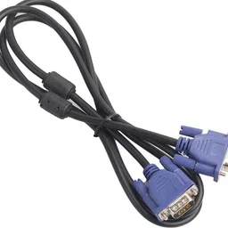 RIVER FOX VGA Cable 1.5 m 2 PIECES OF 15 Pin Male to Male 1.5 Meter VGA Cable for Computer Monitors, Televisions,Desktop, Laptop, Projector image 3