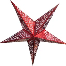 jaicem RED BUBBLE WINDOW Hanging Star Pack of 1-picture-23