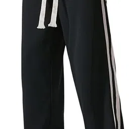 vansh fashion Men Loose Fit Black Linen Blend Trousers image 2