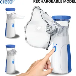 CRETO JSLW-302 Mesh Nebulizer Rechargeable (Built-in Battery) for Adults & Kids Nebulizer-picture-11