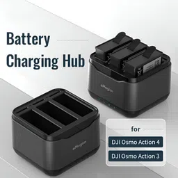AMAGISN Fast Battery Charger Hub Suitable for DJI Action 3/4(Charger Only)Camera Battery Charger image 3