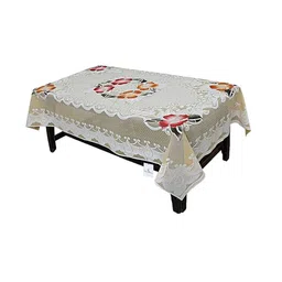 Kuber Industries White & Yellow 7 Pieces Cotton 5 Seater Sofa Covers image 4