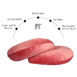 PILLOW TREE Peach Colored Breathable Pregnancy Pillow image 2