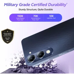 vivo T4 Lite 5G Charger in the Box (Prism Blue, 128 GB) image 4