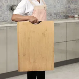Bamboo Wooden Jumbo Chopping Cutting Board for Kitchen - 60x40 cm, Bamboo Cutting Board-image-3