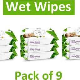 sinal Pack of 9 Wet Wipes (80 leaf each) with Cap Wipes With Lid WIP43.3-picture-28