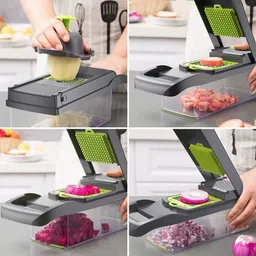 orynth 14-in-1 Vegetable Chopper, Onion Cutter, Mandoline Slicer Electric Vegetable & Fruit Chopper image 2