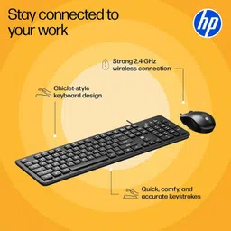 HP KM 290 Premium Wireless Keyboard Mouse Combo Set image 2
