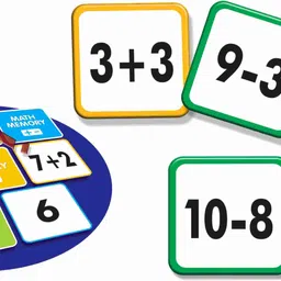 creatives Math Memory - Addition & Subtraction Learning Cards Game STEM Toy for Age 4+ image 2