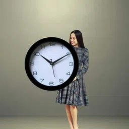 singh brothers Analog 15 cm X 20 cm Wall Clock image 2