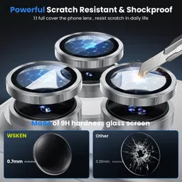 Flipkart SmartBuy Back Camera Lens Glass Protector for iPhone 17 Pro Max image 2