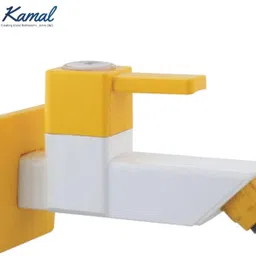 FAUCET | Ivory & Yellow Colour | 20mm Hi Flow Cartridge| Cold Water Only Bib Tap Faucet-image-26
