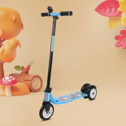 dugri Scooty Premium Supper Storng 100 kg capacity scooty with Bell Road Runner with Back break , Foldable Scooter, Skate Scooter for Kids Tricycle image 1