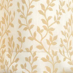 THE CONVERSION Gold-Toned Floral Printed Jacquard Room Darkening Window Curtain image 4