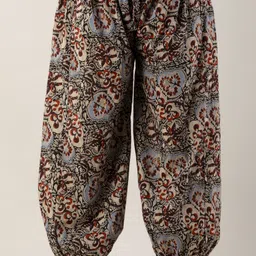 dmp fashion Women Regular Fit Multicolor Cotton Blend Trousers image 3