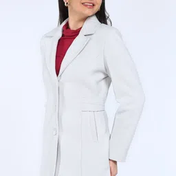 breil by fort collins Tweed Solid Coat For Women image 3