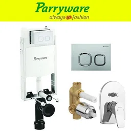 parryware Half Frame Concealed Cistern, with divater body upper part set of 1 pic 245 Dual Flush Tank-picture-20