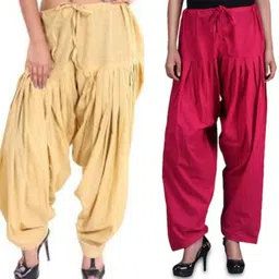 shyam bastralaya Cotton Solid Patiala-picture-17