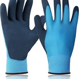 donizard Waterproof Winter Work Gloves for Cut Resistant Agriculture Multi Purpose Nylon, Nitrile Safety Gloves-picture-17