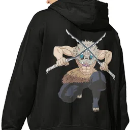 cloroot Men Full Sleeve Printed Hooded Sweatshirt image 2