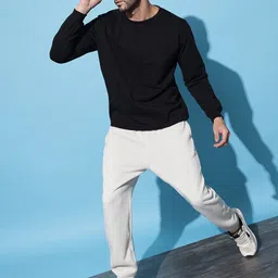 moyzikh Men Full Sleeve Solid Sweatshirt image 4