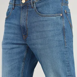 allen solly Men Regular Low Rise Blue Jeans image 5