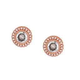 JOKER & WITCH Women Rose Gold-Toned Artificial Stone Studded Swirling Love Jewelry Set image 5